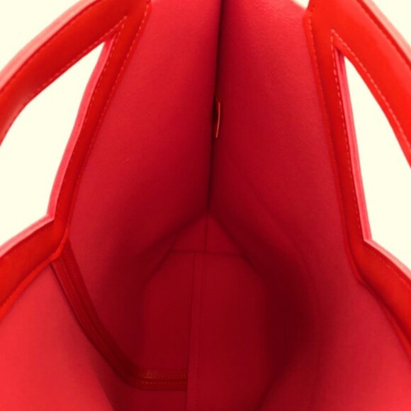 Kenzo Red Geometric Tote Bag - Picture 6 of 7